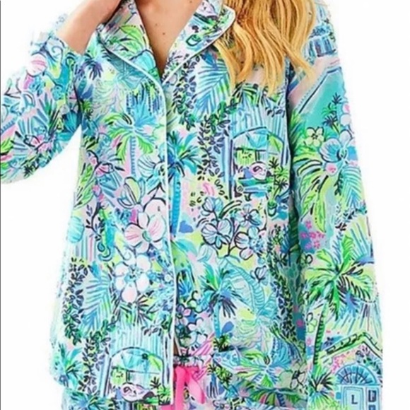 Lilly Pulitzer XS PJ’S PAJAMA SOLD - Picture 8 of 11